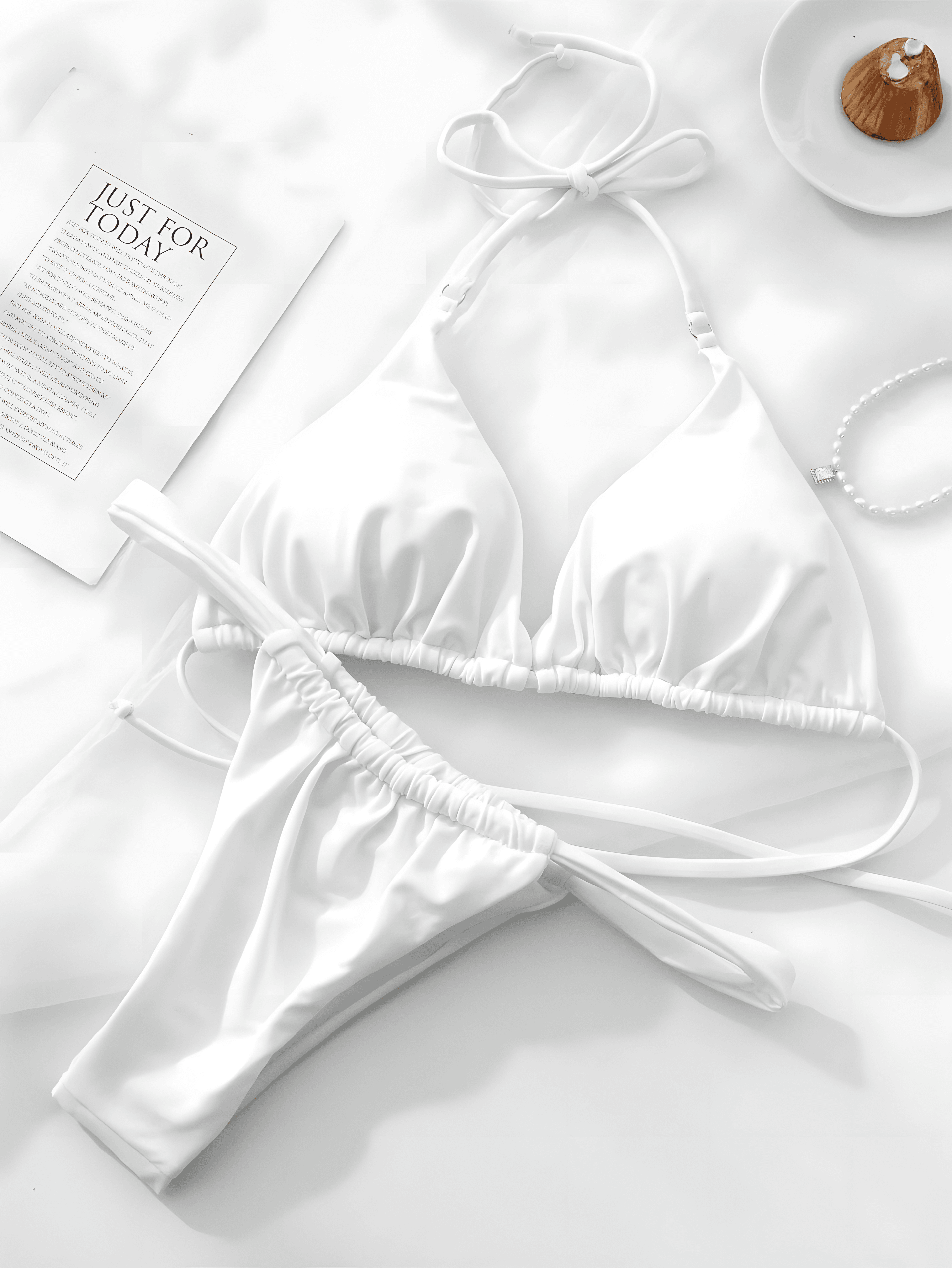 Azure set - White - Femiswim