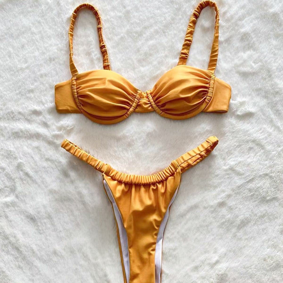 Dark Yellow bikini