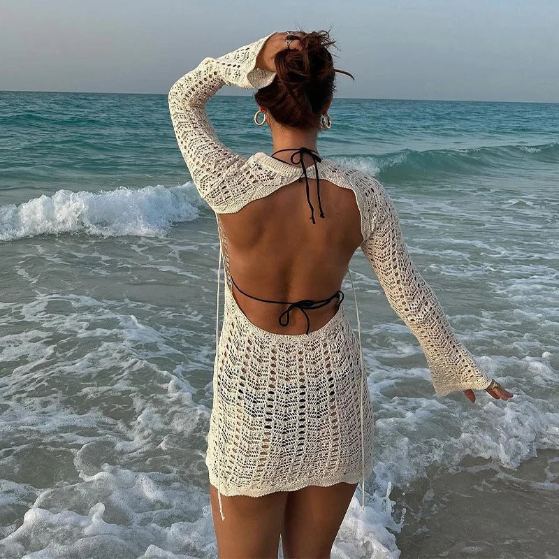Mia Dress - Veil Nude